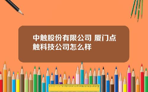 中触股份有限公司 厦门点触科技公司怎么样