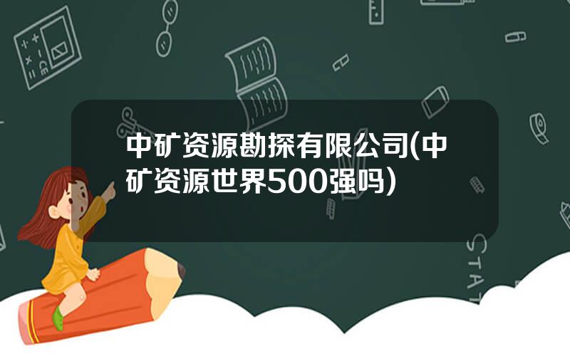 中矿资源勘探有限公司(中矿资源世界500强吗)