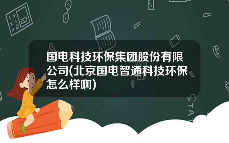 国电科技环保集团股份有限公司(北京国电智通科技环保怎么样啊)